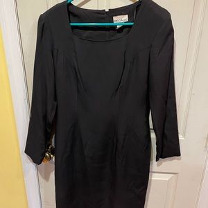Size 8 long sleeve black dress